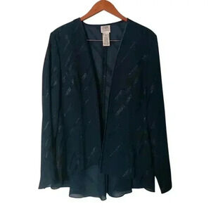 R&M Richards by Karen Kwong Blouse/Jacket Size 14